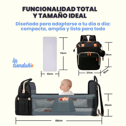 🍼 LA MOCHILA QUE LO LLEVA TODO, INCLUSO TU TRANQUILIDAD