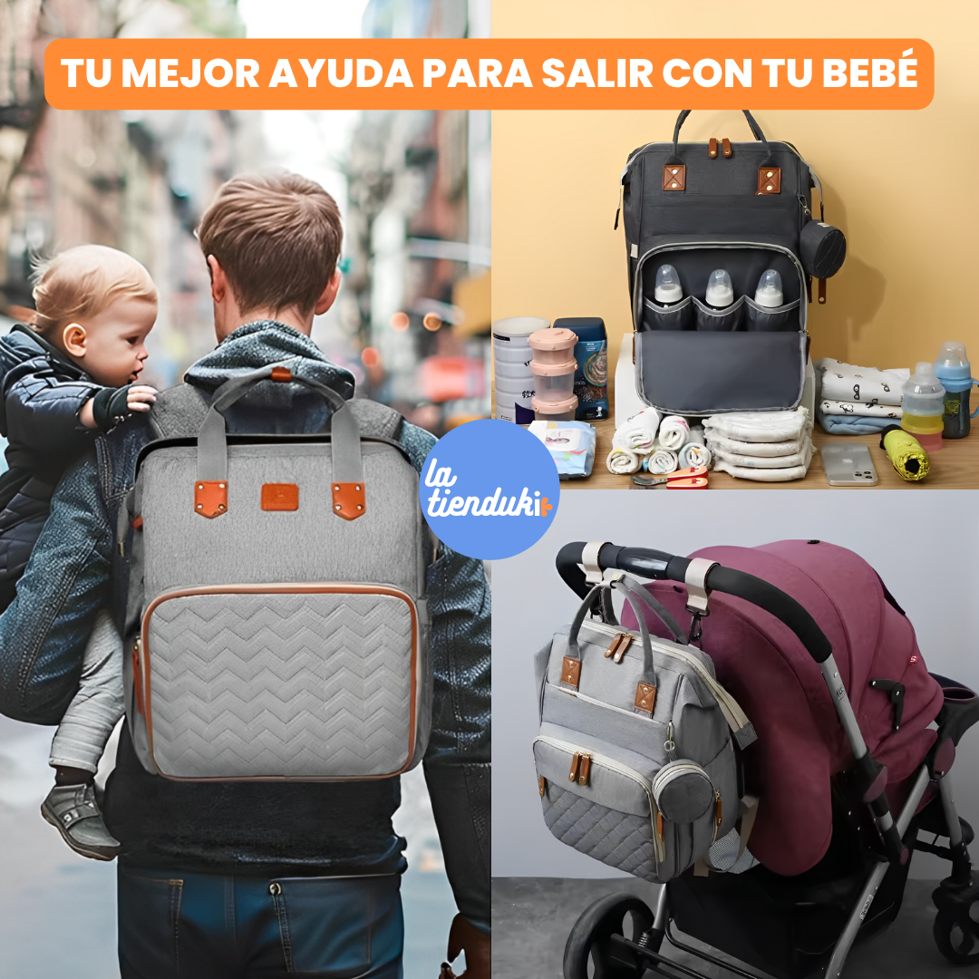 🍼 LA MOCHILA QUE LO LLEVA TODO, INCLUSO TU TRANQUILIDAD