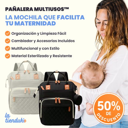 🍼 LA MOCHILA QUE LO LLEVA TODO, INCLUSO TU TRANQUILIDAD